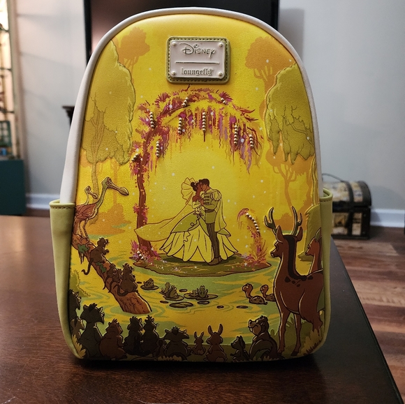 Loungefly Princess and the Frog kiss scene mini backpack purse - Picture 1 of 8